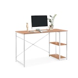 thumbnail of Mesa para ordenador / escritorio Easy Up2 con estantería incluida, blanco/roble hjh LIVING