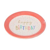 thumbnail of 200 Teller, Pappe rund Ø 23 cm "Happy Birthday"