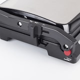 thumbnail of Grill de asar doble Jata GR594 con cuerpo de acero inoxidable. Placa superior basculante con 2 niveles. Apertura de 180º. Placas: 295 x 235 mm