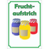 thumbnail of Fruchtaufstrich Marmelade Aufkleber Hochkant A9 (37x52mm)