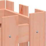 Holzstruktur mit Schrauben.