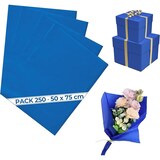 thumbnail of Carta velina Blu Nettuno 50x75 cm – Confezione da 250 fogli per confezioni eleganti, artigianato, eventi e vetrine