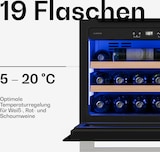 thumbnail of Klarstein Illuminosa Einbau-Weinkühlschrank | Modern | UV-Schutz | 61 Liter | 19 Flaschen | 60 cm Schwarz