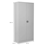 thumbnail of PROREGAL Stahlschrank BEE mit 8 verzinkten Fachböden | HxBxT 195x92x60cm | Grau-Grau | Werkstattschrank Werkzeugschrank Aktenschrank Universalschrank
