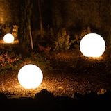 thumbnail of Sfera Luminosa da Giardino Made in Italy | Sphere M LED Luce RGB | Luci a LED da Giardino da Esterno-Interno |Trasformatore IP20 da 1,4 mt LED IP67
