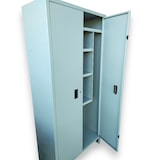 thumbnail of Armadio portascope da interno in metallo con serratura - 100x40xH180 cm