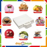 thumbnail of DayBays 500 Stk. Papiertüten 32+17x27 cm weiß mit Flachhenkel