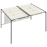 thumbnail of vidaXL Gazebo met oprolbaar dak 3x4x2,3 m crèmewit 180 g/m²