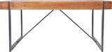 thumbnail of Esszimmergarnitur HWC-A15, Esstisch + 2x Sitzbank, Tanne Holz rustikal massiv MVG-zertifiziert ~ braun 160cm