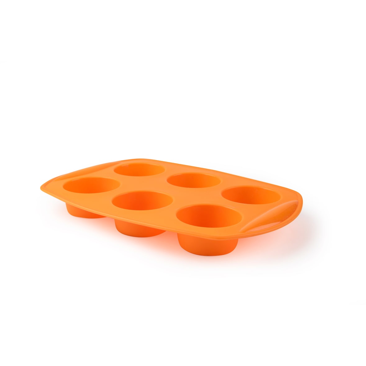 Excelsa Muffinform Sweet Shapes 6 Portionen Silikon orange