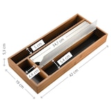 thumbnail of Folienspender, dunkler Bambus, FSC 5.4x42x19cm