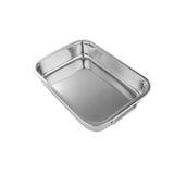 thumbnail of METRO PROFESSIONAL Cacerola, acero inoxidable, 43 x 31 cm, altura: 8 cm, apta para horno