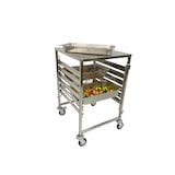 thumbnail of Carrello scala GN 2/1 in acciaio inox - 6 livelli con vassoio PREMIUM / GOLDINOX. GOLDINOX