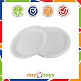 thumbnail of DayBays 40000 Stk. Pappteller - Imbissteller KU18 rund Ø18 cm weiß ohne Beschichtung