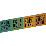 thumbnail of Tramontina Steakgabel JUMBO, 6 Stück, Edelstahl, Holzgriff FSC, spülmaschinenfest