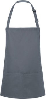 thumbnail of Short Bib Apron Basic with Buckle and Pocket: One Size / Pine Green