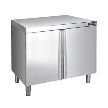 Mueble Central de Acero Inox Puertas Abatibles Fondo 600 Distform