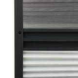 thumbnail of vidaXL Insektenschutz-Plissee für Fenster Alu mit Jalousie : Farbe - Anthrazit, Größe - 80 x 160 cm