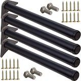 thumbnail of 4 x Tischfuß Ø60 mm SCHWARZ MATT Tischbeine Möbelfuß |Höhe 1100 mm|höhenverstellbar + 30 mm