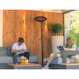 thumbnail of Riscaldatore da terrazza Sunred Elektra Quartz - Alluminio - Rame - Lunghezza 52 cm - Altezza 180–214 cm - da pavimento - nero - 2000 Watt