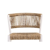 thumbnail of METRO PROFESSIONAL Cadeira de bar empilhável Lario, alumínio/poliuretano, design de corda, branco