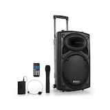 thumbnail of Enceinte sur batterie 800W Bluetooth USB + Micros IBIZA PORT15VHF-BT + Jeu de lumière Festinight SIXMAGIC, SONO DJ SOIREE