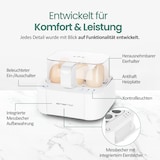 thumbnail of Emerio Smart Eierkoker Elektrisch - Voor 6 Eieren - 400W - spraakmeld. - Hard, zacht en medium gekookt tegelijk - EB-115560.14 - Eierkoker Wit