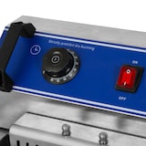 thumbnail of VERTES Friteuse van roestvrij staal, inhoud 30 liter, 50-250 °C, 6000 W, 230 V, koudzoneprincipe, eenvoudig te reinigen, gastro-friteuse