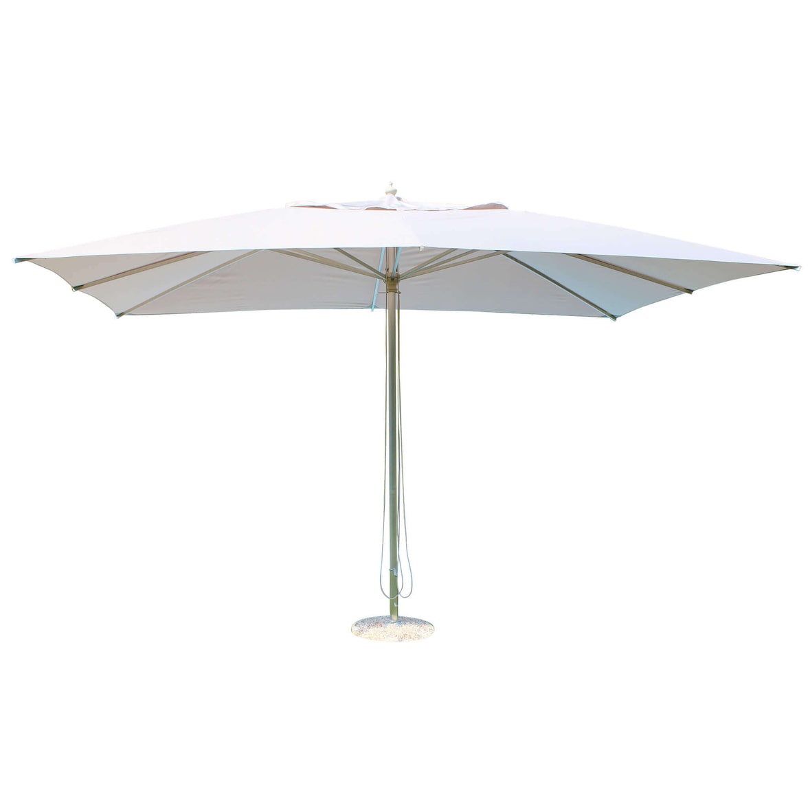 ACIS ombrellone da giardino 3x4 palo centrale in alluminio colore Grigio chiaro