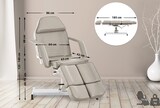 thumbnail of Kosmetikliege SOEST hydraulisch 64x185x125cm, Kunstleder, Grau Massageliege Tattooliege