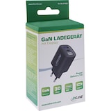 thumbnail of InLine® USB PD Netzteil, GaN Ladegerät, QC, USB-C + USB-A, 30W, mit Display