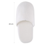 thumbnail of Slipper Waffle geschlossen Baumwolle Weiß 100 Paar