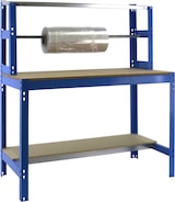 thumbnail of SimonRack Banco de Trabajo Taller, 1210x760 mm, Porta Rollo, Capacidad Carga 600 kg, Azul - BT-4