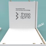 thumbnail of bümö smart Schubladenschrank, Büroschrank 80cm breit in Graphit/Eiche mit 4 Schüben - Bürocontainer aus Holz, Container mit Metallgriffen & Soft-Stop