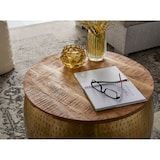 thumbnail of Couchtisch FineBuy Sofatisch Rund Metall Ø 60 cm Tisch Stauraum Wohnzimmertisch