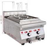 thumbnail of Beeketal Gastro Pastakocher Nudelkocher BNK-4