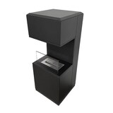 thumbnail of Camino a bioetanolo biocamino da terra Oslo in acciao nero L38xP38xH100