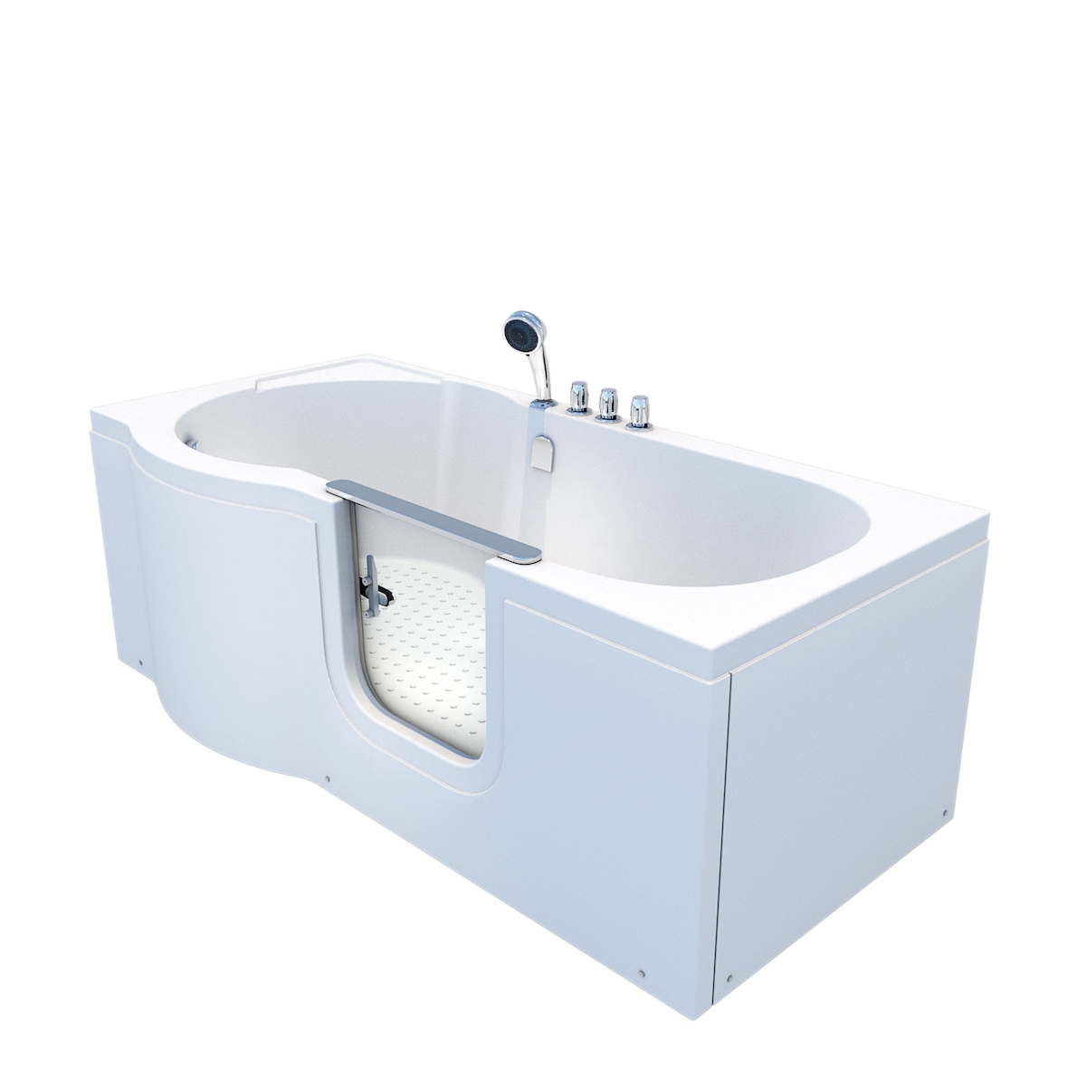 AcquaVapore Seniorenwanne mit Tür S12-TH-R Badewanne 85x170cm
