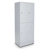 thumbnail of CEHA Schulspind- und Garderobenschrank mit 70 cm Breite in lichtgrau | 4 Abteilfächer