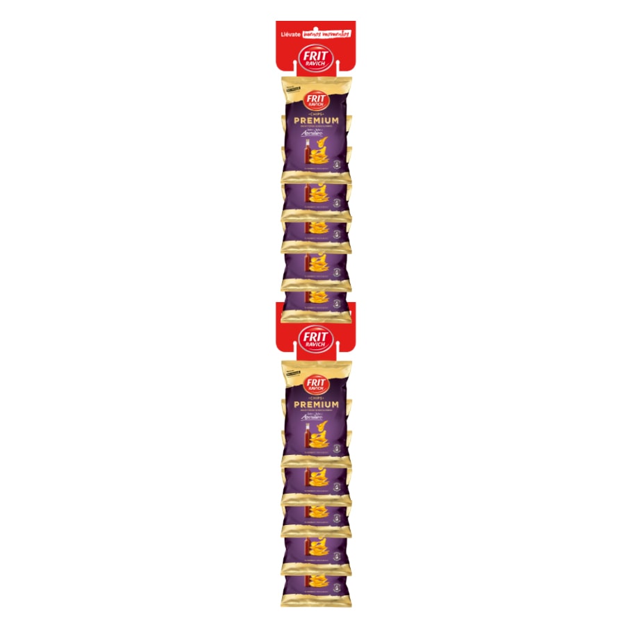 Chips Premium Aperitif Cravatte 60 x 40gr Frit Ravich