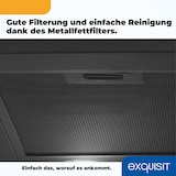 thumbnail of Exquisit Kamin-Dunstabzugshaube, 60cm Breite, Umluft, Abluft, 68 Watt, KH 60-8.3 inox