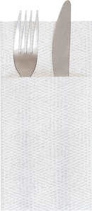 García de Pou 221.90 Serviettes Eco-Bamboo 70 G/M2 40 x 40 cm Blanc Bambou (pack de 50