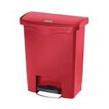 thumbnail of Frontaler Tretabfalleimer Rubbermaid Slim Jim rot 30L Polyethylen30425 x271x536mm RUBBERMAID