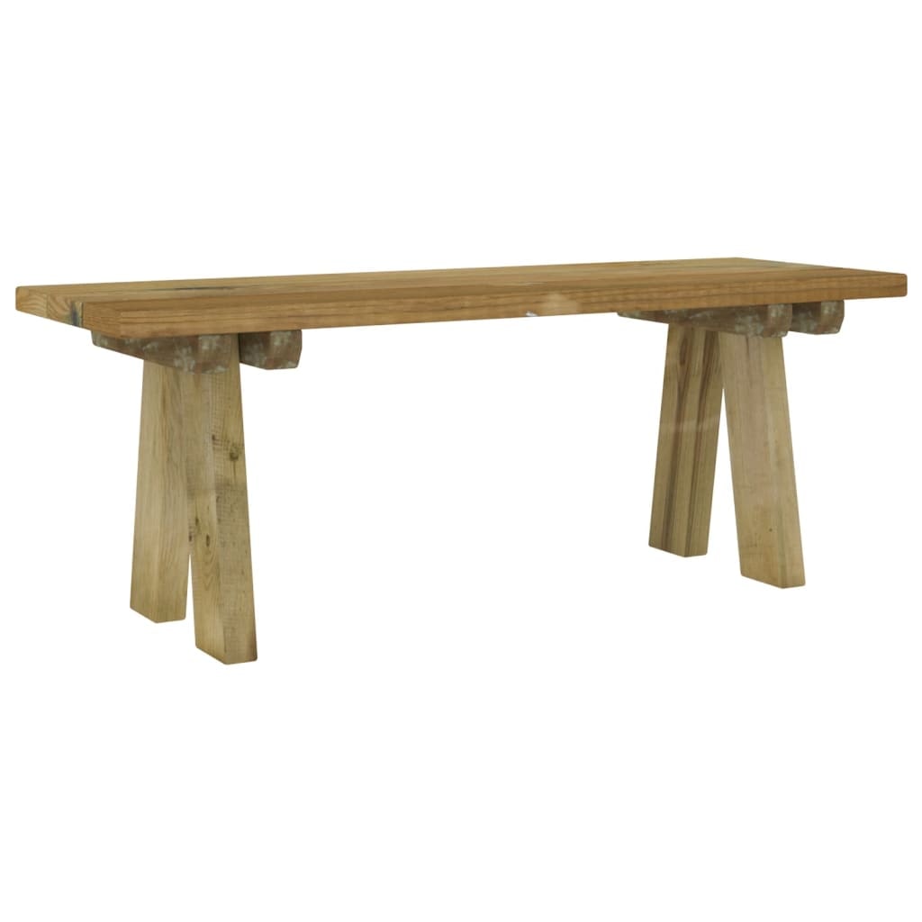 vidaXL Tuinbank 110 cm geïmpregneerd massief grenenhout