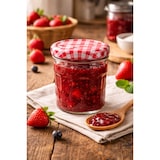 thumbnail of 6er Set Glas Marmeladengläser 300 ml – Einmachgläser mit Schraubdeckel (für Marmelade, Honig, Chutney & Saucen)