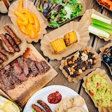 thumbnail of BIOZOYG 500 Stück Einwegschalen 18 x 13 x 3 cm, braune Pappschalen, Kartonschiffchen für Fingerfood, Pommes, Snacks und Currywurst, nachhaltig