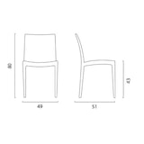 thumbnail of METRO PROFESSIONAL Stapelstoel Iluna, kunststof, zwart