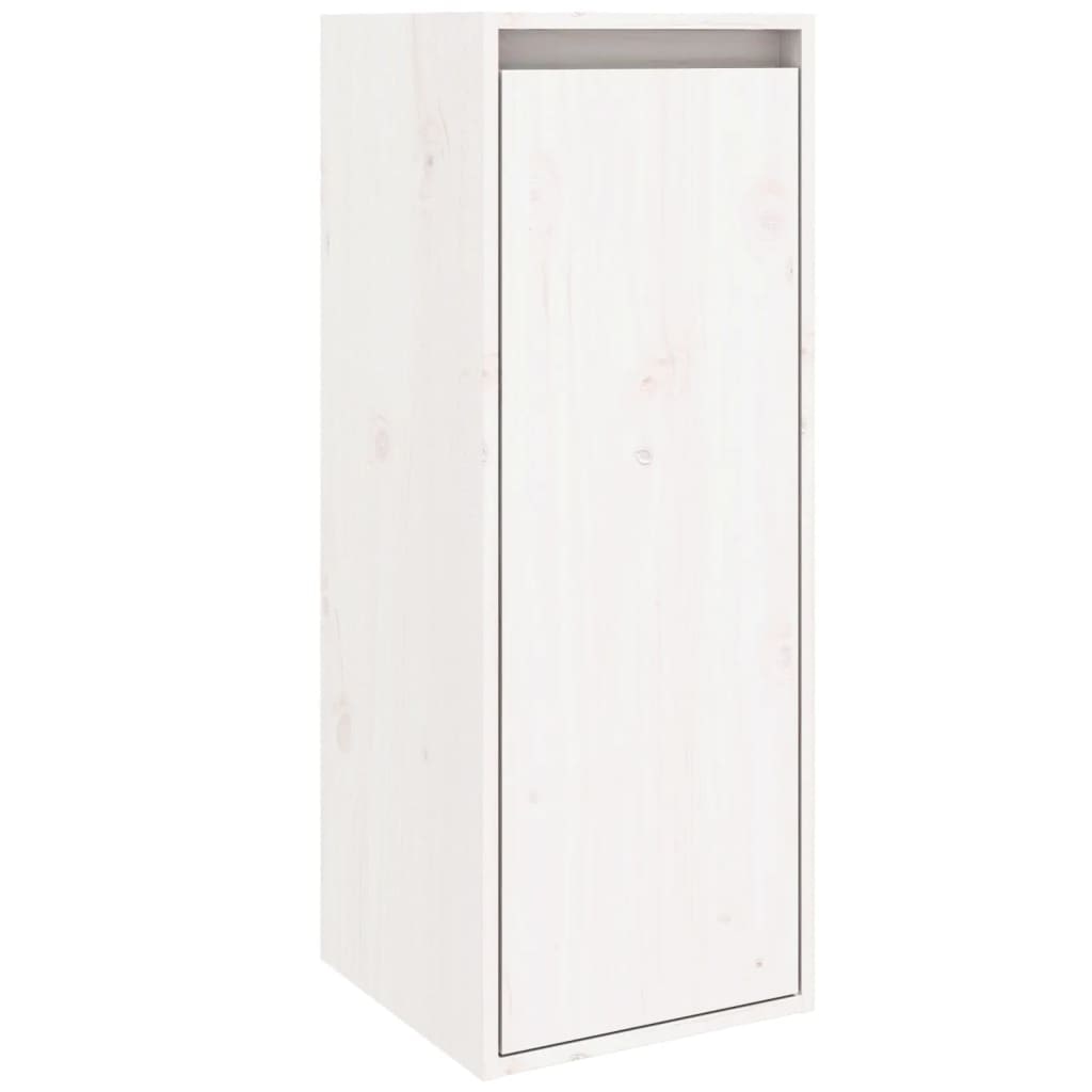 Etagère murale vidaXL Wandkasten 2 st 30x30x100 cm massief grenenhout