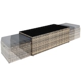 thumbnail of tectake Salottino in rattan Bari - naturale - 404305