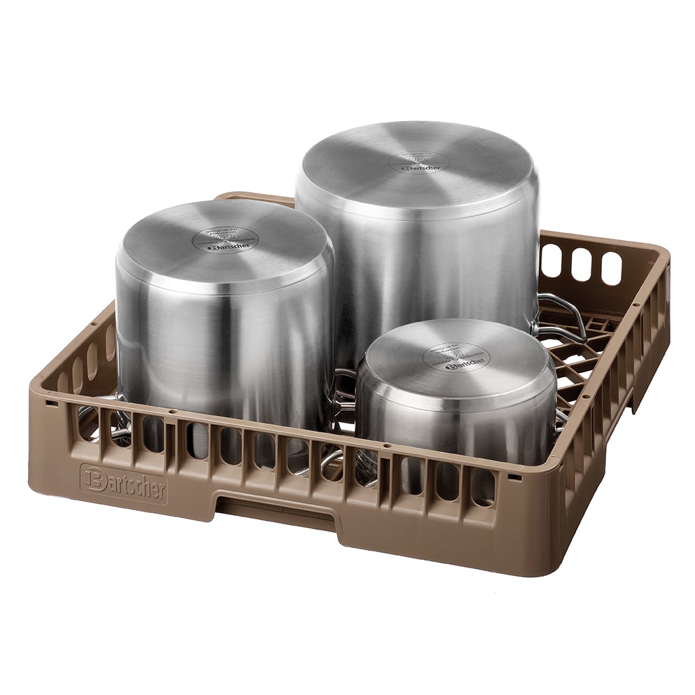 Universele afwaskorf kunststof bruin | 500x500x100(h)mm